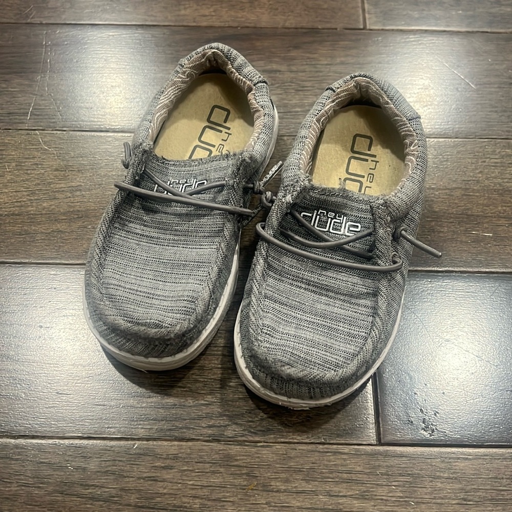 HEYDUDE Wally Casual Shoe - Toddler / Little Kid - Stone size K7